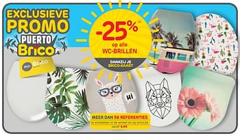 Promotions -25% op alle wc-brillen - Produit maison - Brico - Valide de 06/08/2019 à 19/08/2019 chez Brico
