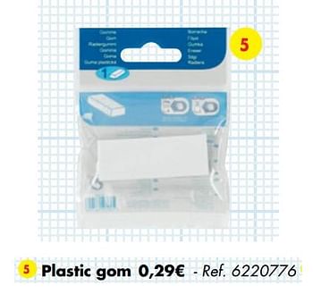 Promoties Plastic gom - Huismerk - Carrefour  - Geldig van 31/07/2019 tot 07/09/2019 bij Carrefour