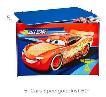 Promoties Cars speelgoedkist - Disney - Geldig van 28/07/2019 tot 17/08/2019 bij Baby & Tiener Megastore