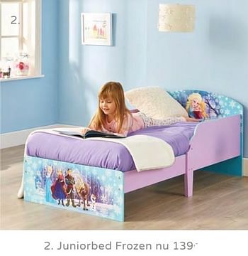 Promoties Juniorbed frozen - Disney - Geldig van 28/07/2019 tot 17/08/2019 bij Baby & Tiener Megastore