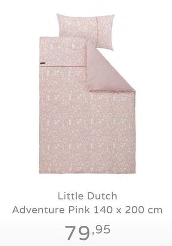 Promotions Little dutch adventure pink - Little Dutch - Valide de 28/07/2019 à 17/08/2019 chez Baby & Tiener Megastore