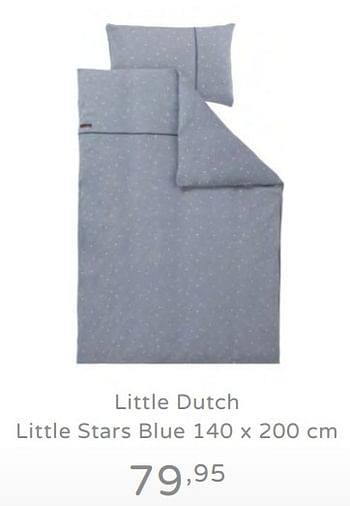 Promotions Little dutch little stars blue - Little Dutch - Valide de 28/07/2019 à 17/08/2019 chez Baby & Tiener Megastore