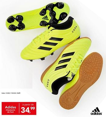 Promotions Chaussures de foot adidas indoor - Adidas - Valide de 05/08/2019 à 01/09/2019 chez Bristol