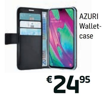 Promoties Azuri walletcase - Azuri - Geldig van 01/08/2019 tot 07/08/2019 bij Base