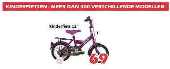 Promoties Kinderfietsen - meer dan 300 verschillende modellen kinderfiets 12 - Huismerk - Itek - Geldig van 26/07/2019 tot 18/08/2019 bij Itek