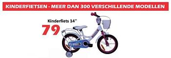 Promoties Kinderfietsen - meer dan 300 verschillende modellen kinderfiets 14 - Huismerk - Itek - Geldig van 26/07/2019 tot 18/08/2019 bij Itek