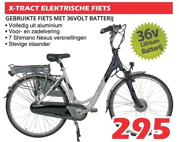 X tract X tract elektrische fiets En promotion chez Itek