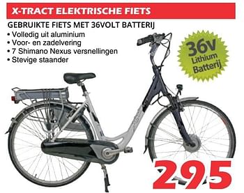 Promotions X-tract elektrische fiets - X-tract - Valide de 26/07/2019 à 18/08/2019 chez Itek
