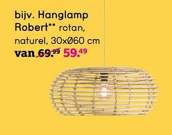 Promoties Hanglamp robert - Huismerk - Leen Bakker - Geldig van 01/08/2019 tot 25/08/2019 bij Leen Bakker