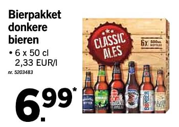 Promotions Bierpakket donkere bieren - Produit maison - Lidl - Valide de 12/08/2019 à 17/08/2019 chez Lidl