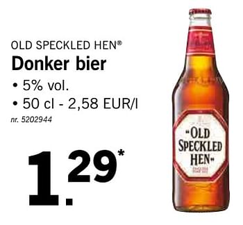 Promoties Donker bier - Old Speckled Hen - Geldig van 12/08/2019 tot 17/08/2019 bij Lidl