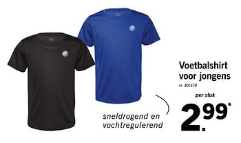 Promoties Voetbalshirt voor jongens - Crivit - Geldig van 12/08/2019 tot 17/08/2019 bij Lidl