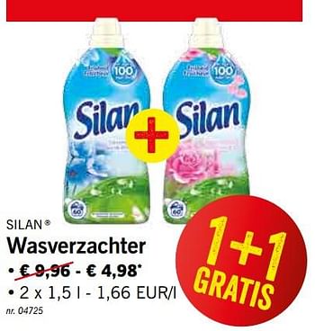 Promoties Wasverzachter - Silan - Geldig van 12/08/2019 tot 17/08/2019 bij Lidl