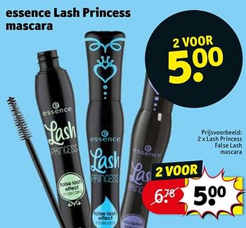 Promotions Essence lash princess mascara lash princess false lash mascara - Essence - Valide de 06/08/2019 à 18/08/2019 chez Kruidvat