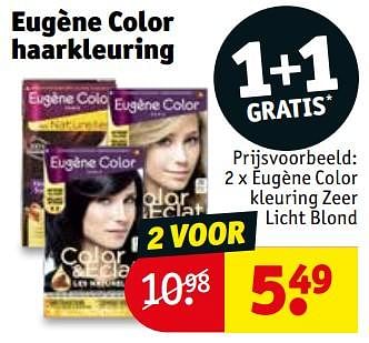 Promotions Eugène color haarkleuring eugène color kleuring zeer licht blond - Eugène Color - Valide de 06/08/2019 à 18/08/2019 chez Kruidvat