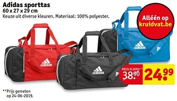 Promoties Adidas sporttas - Adidas - Geldig van 06/08/2019 tot 18/08/2019 bij Kruidvat