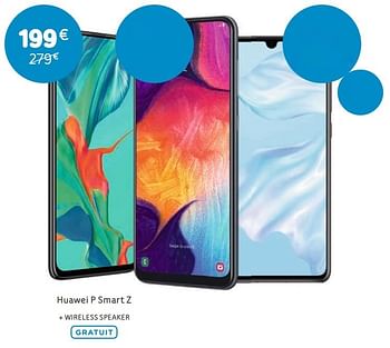 Promotions Huawei p smart z - Huawei - Valide de 05/08/2019 à 22/09/2019 chez Telenet