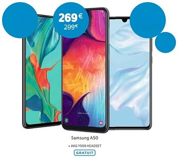 Promotions Samsung a50 - Samsung - Valide de 05/08/2019 à 22/09/2019 chez Telenet