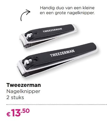 Promoties Tweezerman nagelknipper - Tweezerman - Geldig van 01/08/2019 tot 11/08/2019 bij ICI PARIS XL