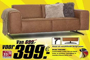 Promoties Model toscana - Huismerk - Seats and Sofas - Geldig van 12/08/2019 tot 18/08/2019 bij Seats and Sofas