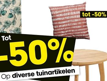 Promotions Tot -50% op diverse tuinartikelen - Produit maison - Kwantum - Valide de 12/08/2019 à 18/08/2019 chez Kwantum