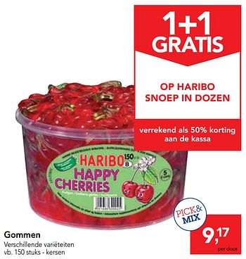 Promoties Gommen - Haribo - Geldig van 14/08/2019 tot 27/08/2019 bij Makro