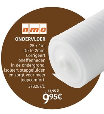 Promoties Ondervloer - NMC - Geldig van 11/07/2019 tot 18/08/2019 bij HandyHome