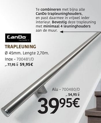 Promoties Trapleuning - CanDo - Geldig van 11/07/2019 tot 18/08/2019 bij HandyHome