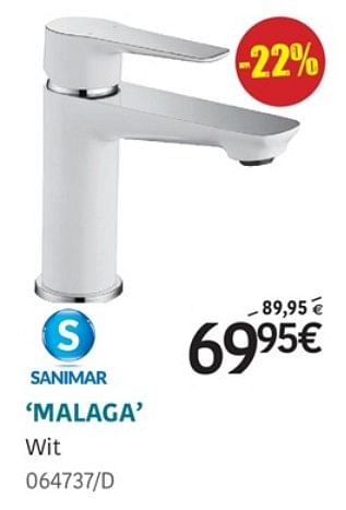 Promotions Malaga wit - Sanimar - Valide de 11/07/2019 à 18/08/2019 chez HandyHome