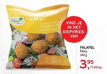 Promoties Falafel flexy - Flexy - Geldig van 14/08/2019 tot 27/08/2019 bij Alvo