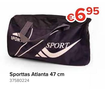 Promoties Sporttas atlanta 47 cm - Huismerk - Euroshop - Geldig van 12/08/2019 tot 09/09/2019 bij Euro Shop