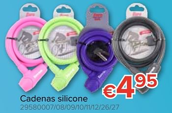 Promotions Cadenas silicone - Produit Maison - Euroshop - Valide de 12/08/2019 à 09/09/2019 chez Euro Shop