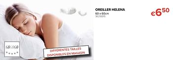 Promoties Oreiller helena - DDD - Geldig van 12/08/2019 tot 09/09/2019 bij Euro Shop