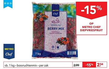 Promoties Bosvruchtenmix - Huismerk - Makro - Geldig van 14/08/2019 tot 27/08/2019 bij Makro