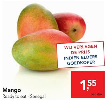 Promoties Mango - Huismerk - Makro - Geldig van 14/08/2019 tot 27/08/2019 bij Makro