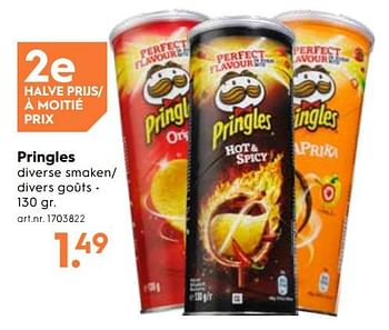 Promoties Pringles diverse smaken - Pringles - Geldig van 31/07/2019 tot 20/08/2019 bij Blokker