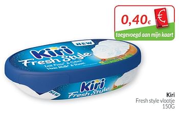 Promoties Kiri fresh style vlootje - KIRI - Geldig van 01/08/2019 tot 31/08/2019 bij Intermarche