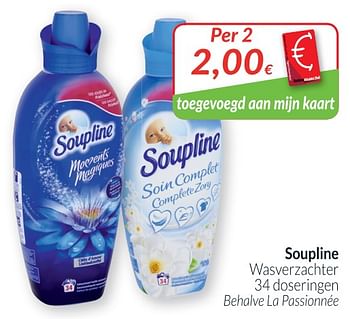 Promoties Soupline wasverzachter - Soupline - Geldig van 01/08/2019 tot 31/08/2019 bij Intermarche