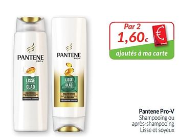 Promoties Pantene pro-v shampooing ou après-shampooing lisse et soyeux - Pantene - Geldig van 01/08/2019 tot 31/08/2019 bij Intermarche