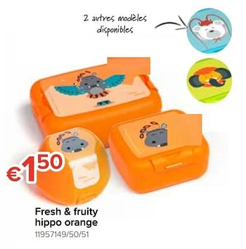Promotions Fresh + fruity hippo orange - DBP Plastics Solutions - Valide de 12/08/2019 à 09/09/2019 chez Euro Shop