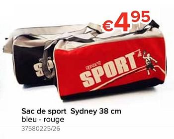 Promotions Sac de sport sydney - Produit Maison - Euroshop - Valide de 12/08/2019 à 09/09/2019 chez Euro Shop