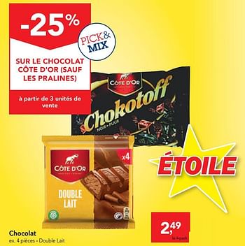 Promoties Chocolat - Cote D'Or - Geldig van 14/08/2019 tot 27/08/2019 bij Makro
