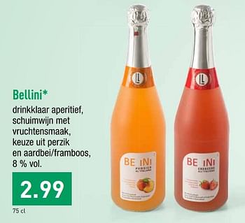Promotions Bellini - Bellini - Valide de 12/08/2019 à 17/08/2019 chez Aldi