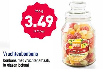 Promoties Vruchtenbonbons - Huismerk - Aldi - Geldig van 12/08/2019 tot 17/08/2019 bij Aldi