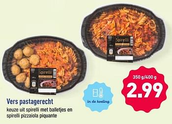 Promoties Vers pastagerecht - Huismerk - Aldi - Geldig van 12/08/2019 tot 17/08/2019 bij Aldi