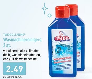 Promoties Wasmachinereinigers - Twido - Geldig van 12/08/2019 tot 17/08/2019 bij Aldi