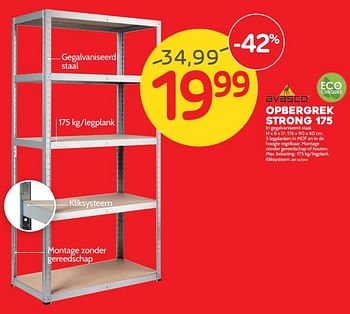 Promoties Opbergrek strong 175 - Avasco - Geldig van 14/08/2019 tot 02/09/2019 bij BricoPlanit