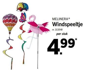 Promoties Windspeeltje - Melinera - Geldig van 19/08/2019 tot 24/08/2019 bij Lidl