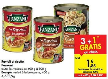 Promotions Ravioli et risotto panzani - Panzani - Valide de 07/08/2019 à 19/08/2019 chez Carrefour