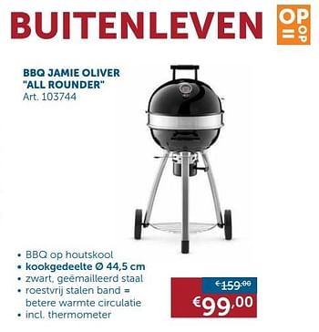 Promoties Buitenleven bbq jamie oliver all rounder - Jamie Oliver - Geldig van 20/08/2019 tot 23/09/2019 bij Zelfbouwmarkt
